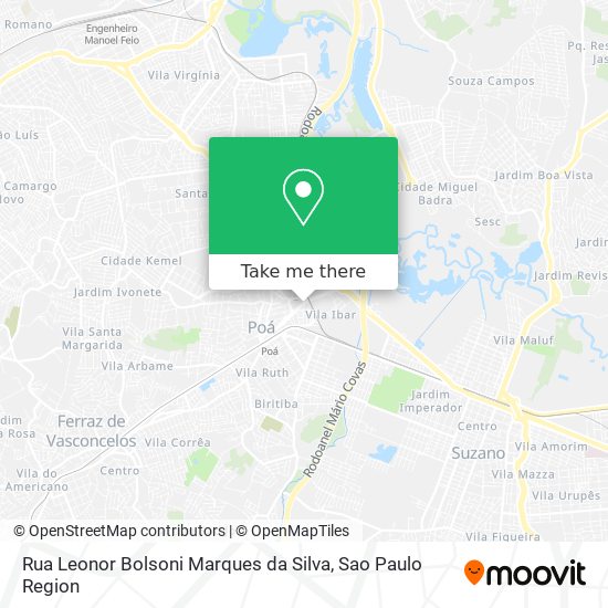 Rua Leonor Bolsoni Marques da Silva map