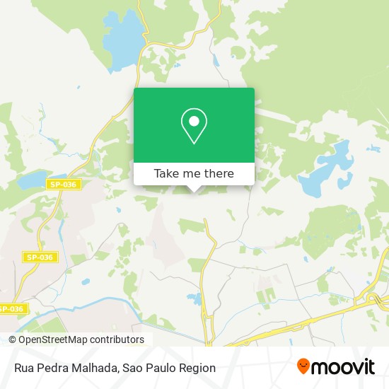 Rua Pedra Malhada map