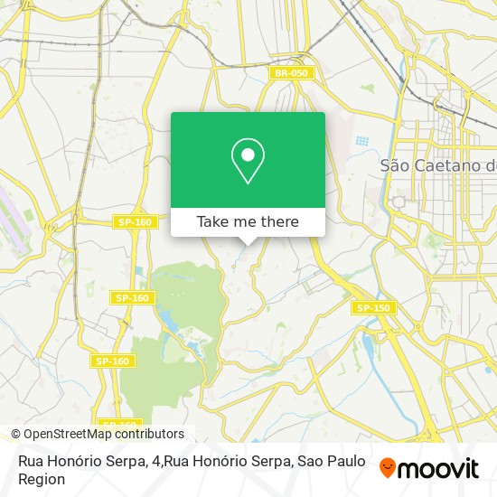 Mapa Rua Honório Serpa, 4,Rua Honório Serpa