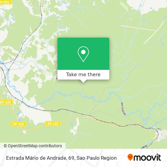 Estrada Mário de Andrade, 69 map