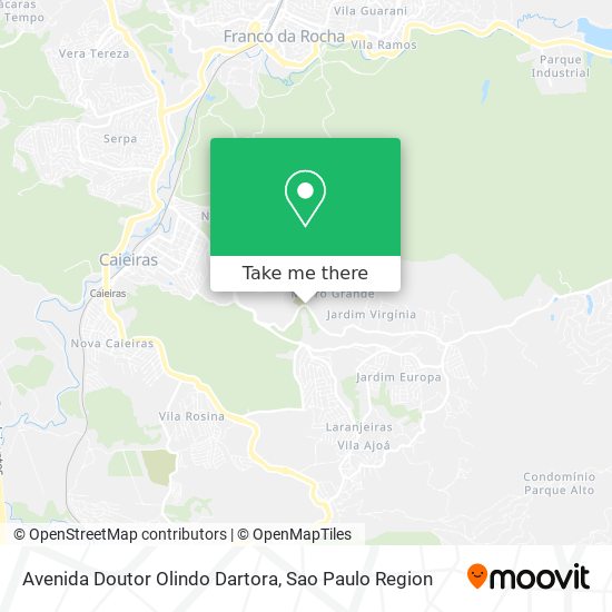 Avenida Doutor Olindo Dartora map