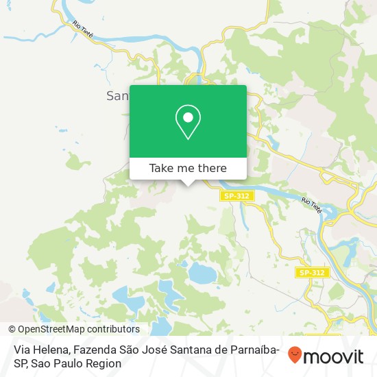 Via Helena, Fazenda São José Santana de Parnaíba-SP map