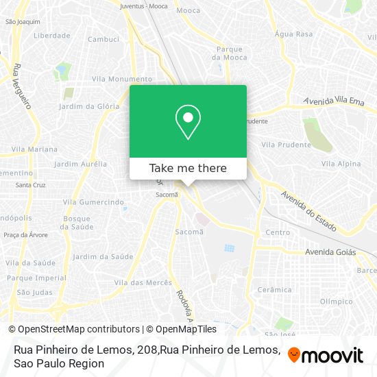Mapa Rua Pinheiro de Lemos, 208,Rua Pinheiro de Lemos