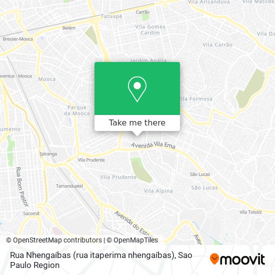 Rua Nhengaíbas (rua itaperima nhengaíbas) map