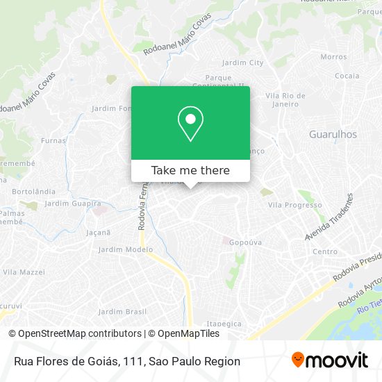 Rua Flores de Goiás, 111 map