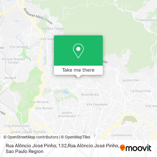 Mapa Rua Alôncio José Pinho, 132,Rua Alôncio José Pinho