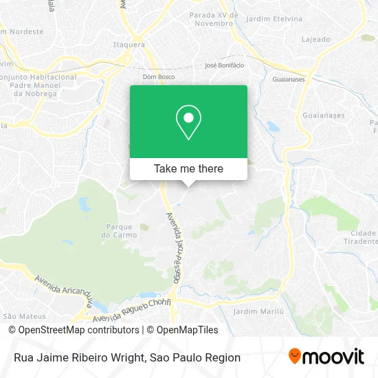 Rua Jaime Ribeiro Wright map