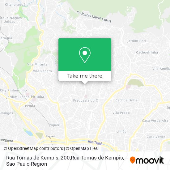Rua Tomás de Kempis, 200,Rua Tomás de Kempis map