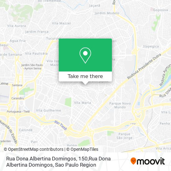 Rua Dona Albertina Domingos, 150,Rua Dona Albertina Domingos map