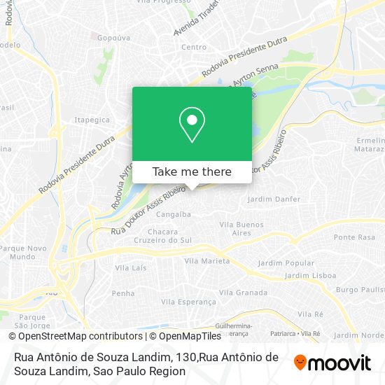 Mapa Rua Antônio de Souza Landim, 130,Rua Antônio de Souza Landim