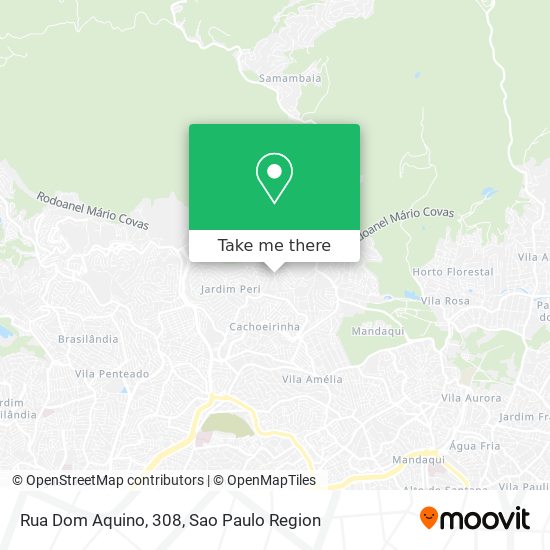 Mapa Rua Dom Aquino, 308