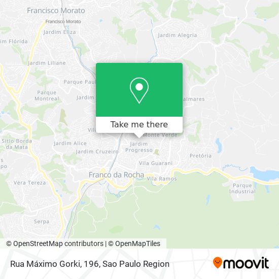 Rua Máximo Gorki, 196 map