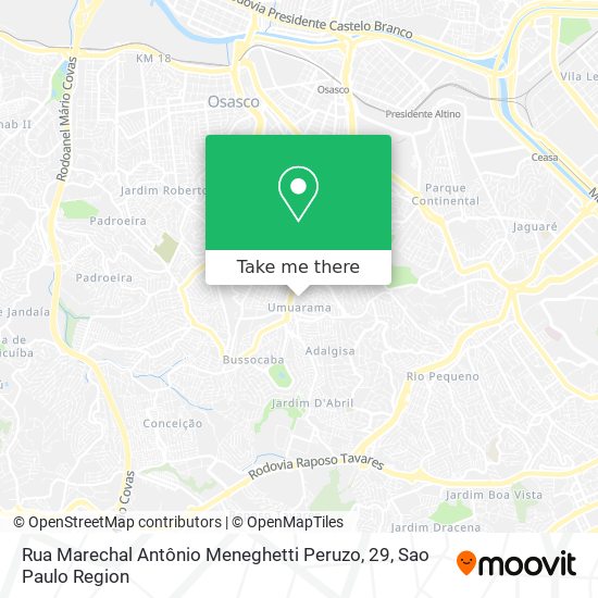 Rua Marechal Antônio Meneghetti Peruzo, 29 map