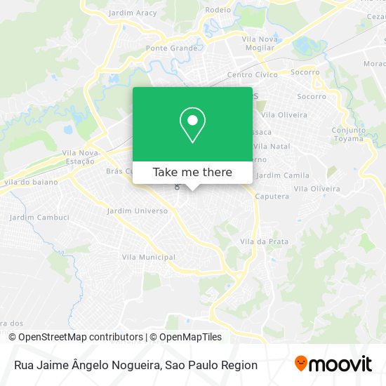Mapa Rua Jaime Ângelo Nogueira