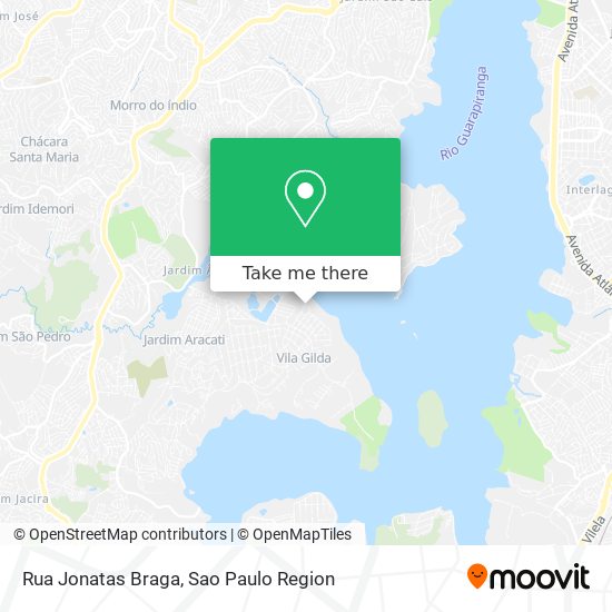 Mapa Rua Jonatas Braga