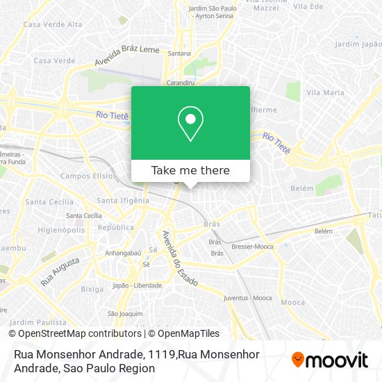 Rua Monsenhor Andrade, 1119,Rua Monsenhor Andrade map