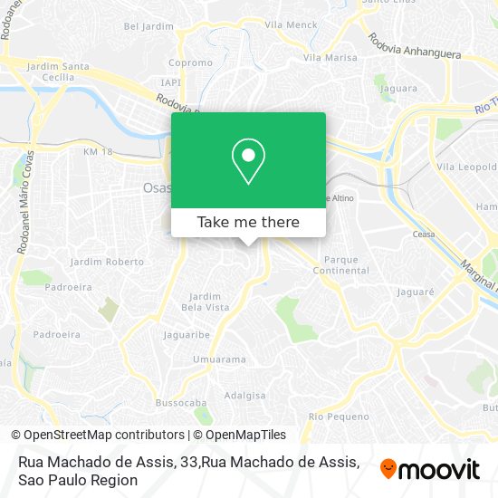 Rua Machado de Assis, 33,Rua Machado de Assis map