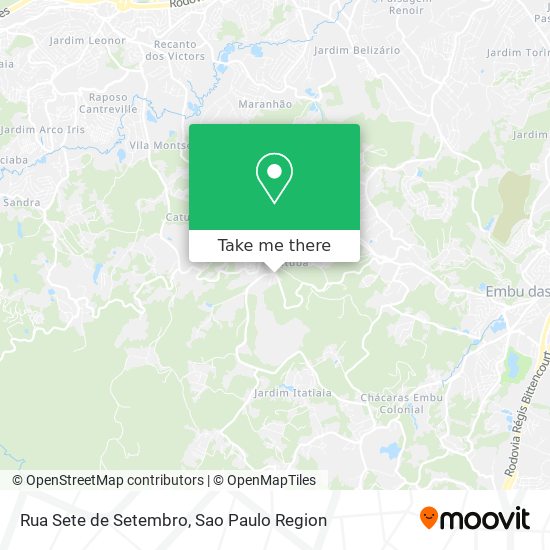 Rua Sete de Setembro map