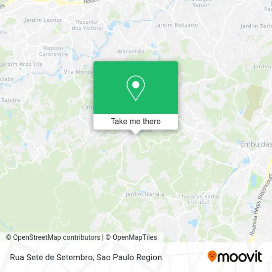 Rua Sete de Setembro map