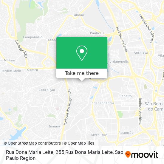 Rua Dona Maria Leite, 255,Rua Dona Maria Leite map