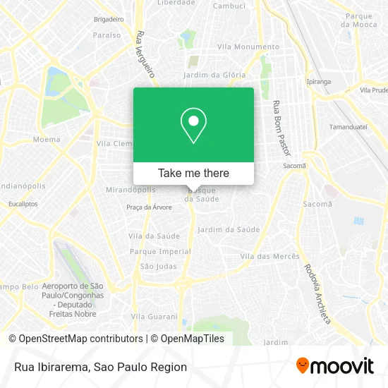 Rua Ibirarema map