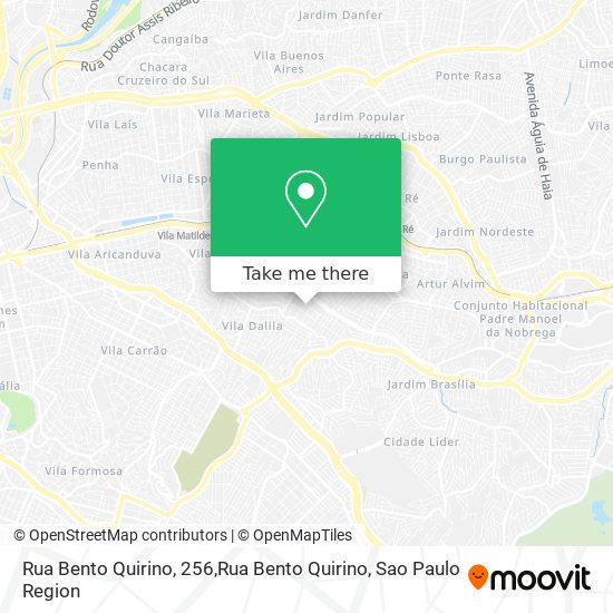 Rua Bento Quirino, 256,Rua Bento Quirino map
