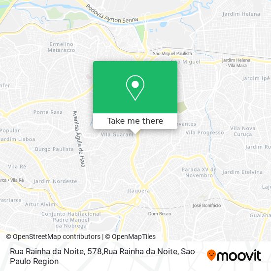 Mapa Rua Rainha da Noite, 578,Rua Rainha da Noite