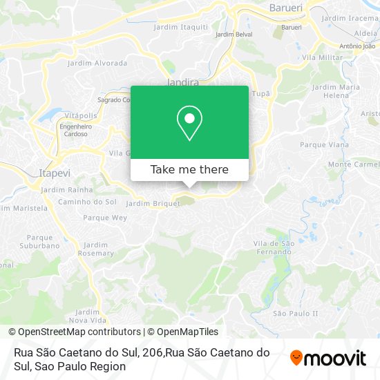 Mapa Rua São Caetano do Sul, 206,Rua São Caetano do Sul