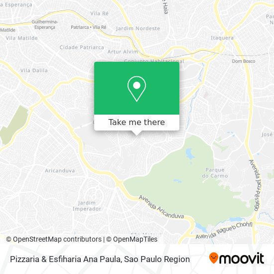 Mapa Pizzaria & Esfiharia Ana Paula