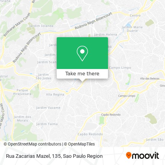 Rua Zacarias Mazel, 135 map