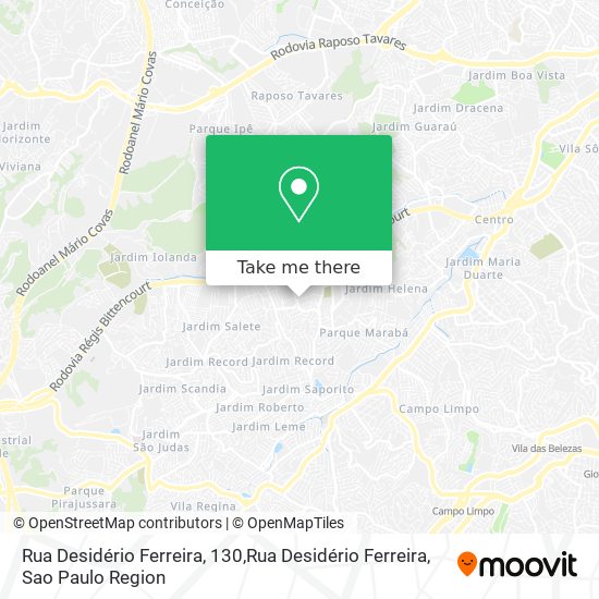 Rua Desidério Ferreira, 130,Rua Desidério Ferreira map