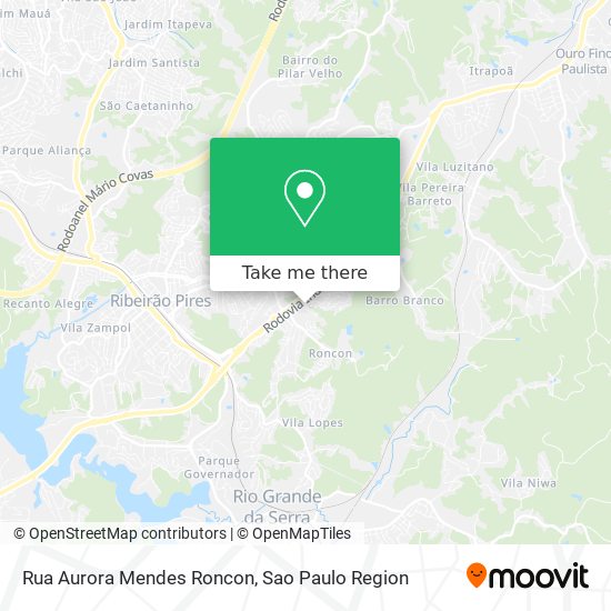 Rua Aurora Mendes Roncon map