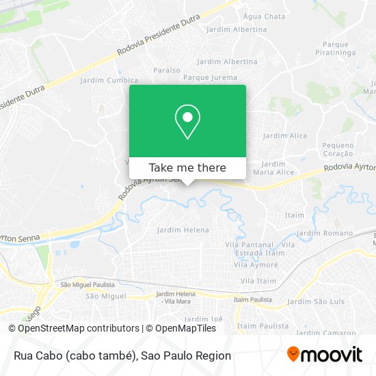 Rua Cabo (cabo també) map