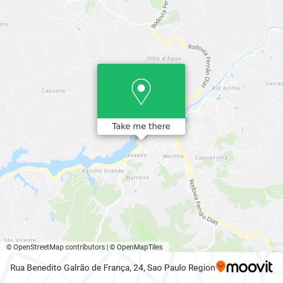 Rua Benedito Galrão de França, 24 map