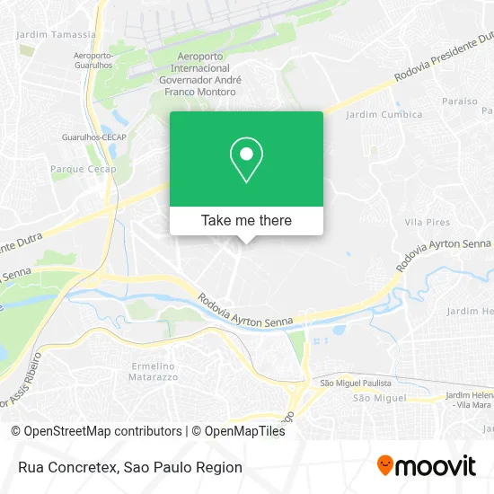 Rua Concretex map