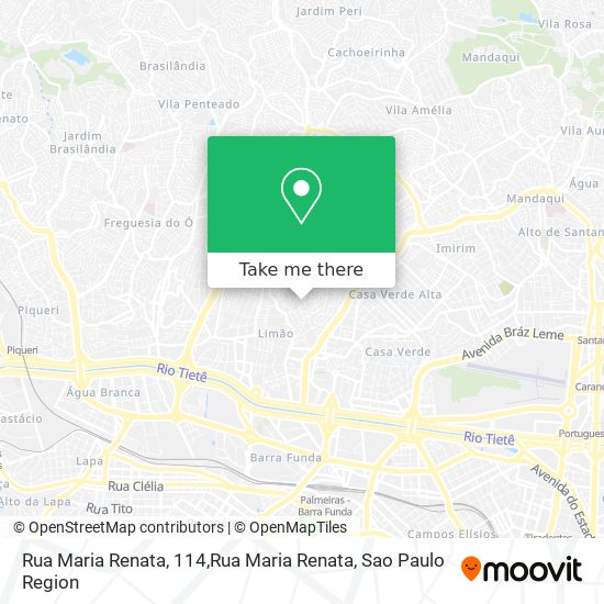 Rua Maria Renata, 114,Rua Maria Renata map