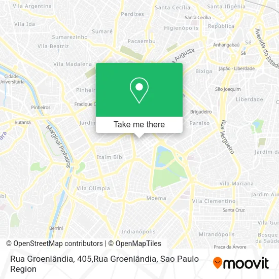 Rua Groenlândia, 405,Rua Groenlândia map