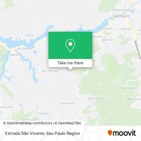 Estrada São Vicente map