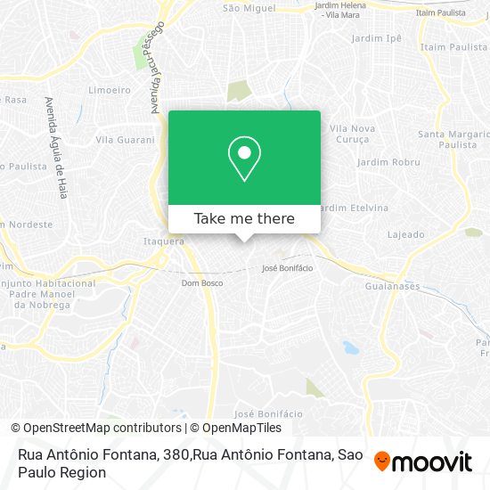 Mapa Rua Antônio Fontana, 380,Rua Antônio Fontana