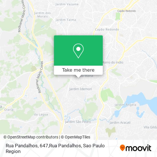 Rua Pandalhos, 647,Rua Pandalhos map