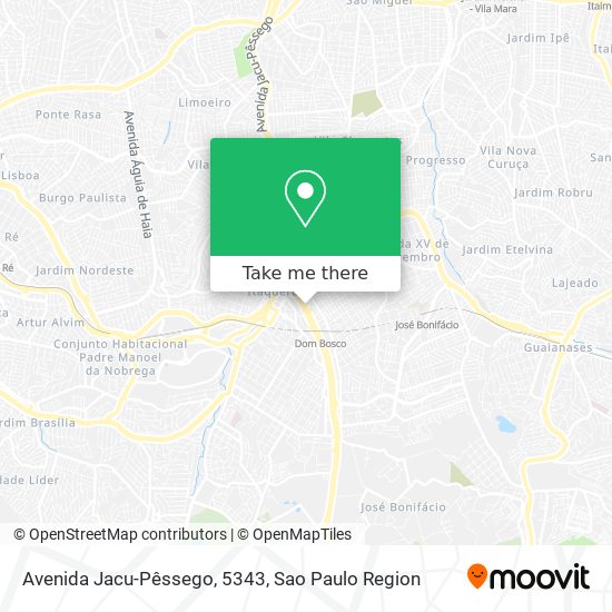 Avenida Jacu-Pêssego, 5343 map