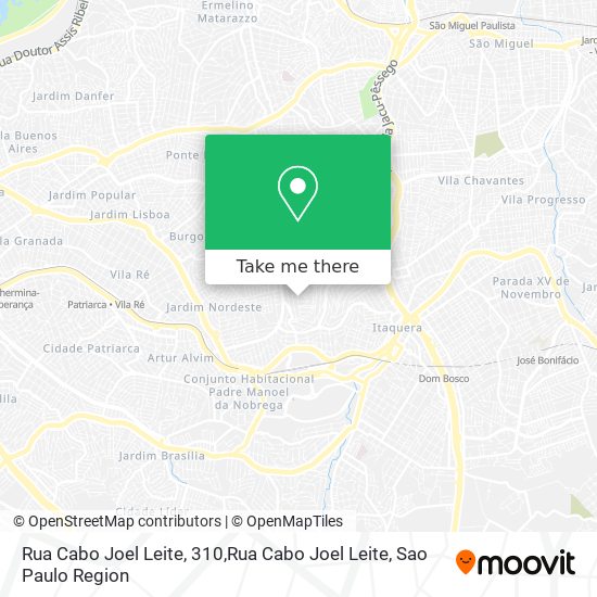 Rua Cabo Joel Leite, 310,Rua Cabo Joel Leite map