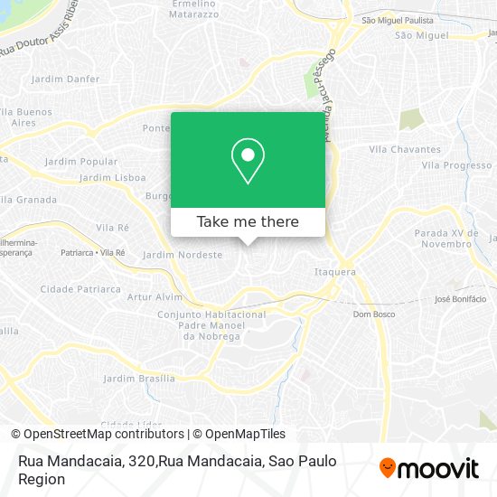 Mapa Rua Mandacaia, 320,Rua Mandacaia