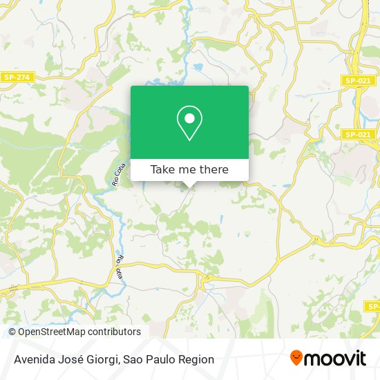 Avenida José Giorgi map