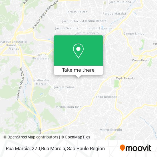Mapa Rua Márcia, 270,Rua Márcia