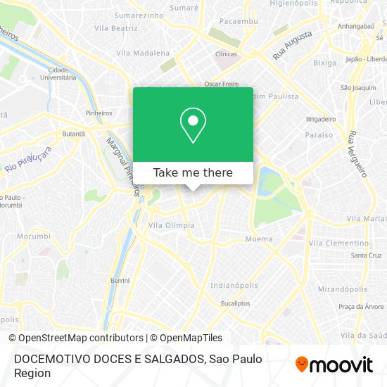 DOCEMOTIVO DOCES E SALGADOS map
