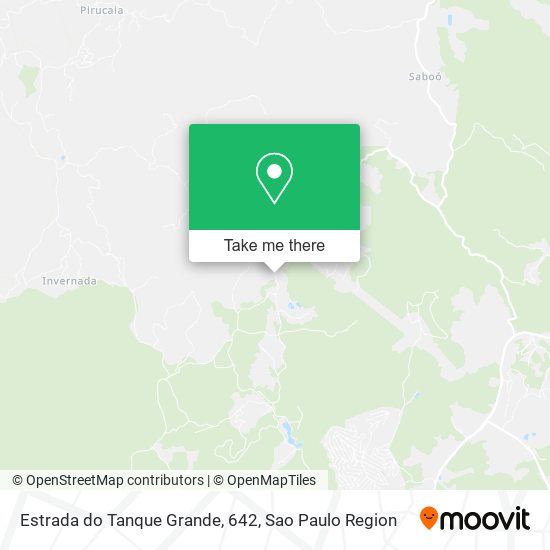 Estrada do Tanque Grande, 642 map