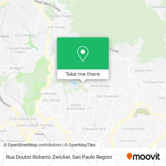 Rua Doutor Roberto Zwicker map