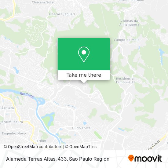 Alameda Terras Altas, 433 map