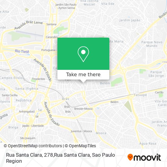 Rua Santa Clara, 278,Rua Santa Clara map